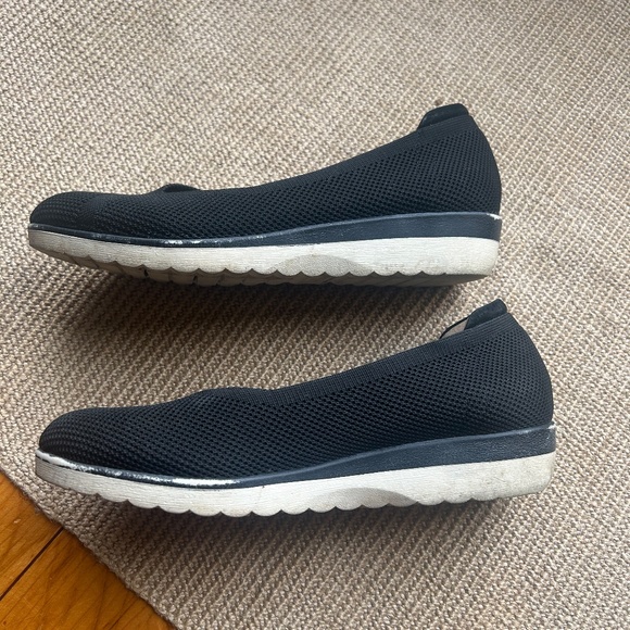 White Mountain black synthetic ballet flats - Picture 5 of 5
